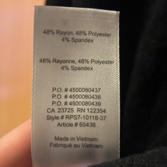 Aritzia Wilfred Free Black Knotted T-Shirt - Picture 5 of 5